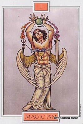 Winged spirit tarot